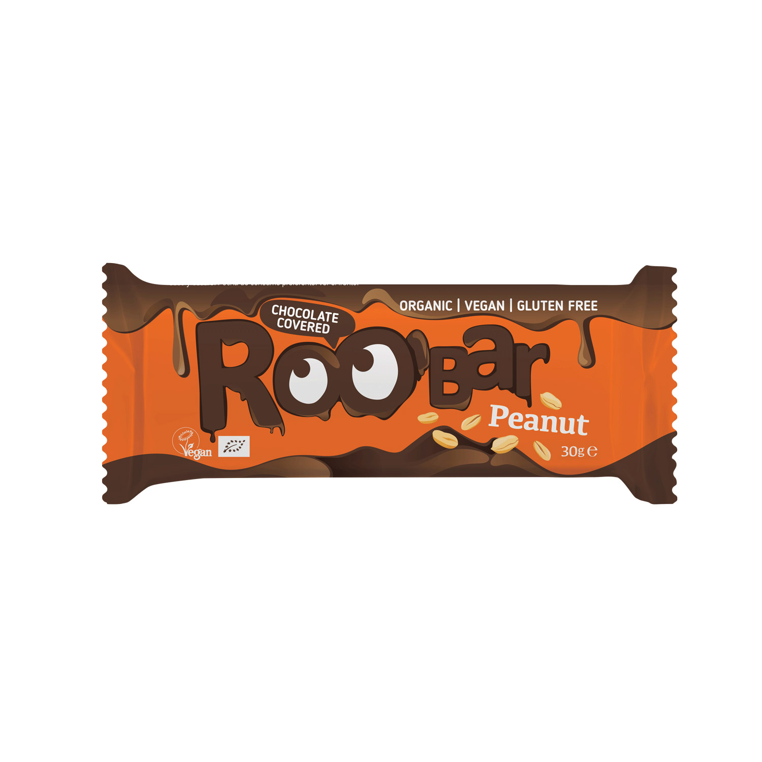 BARRAS ROOBAR AMENDOIM BIO 30G