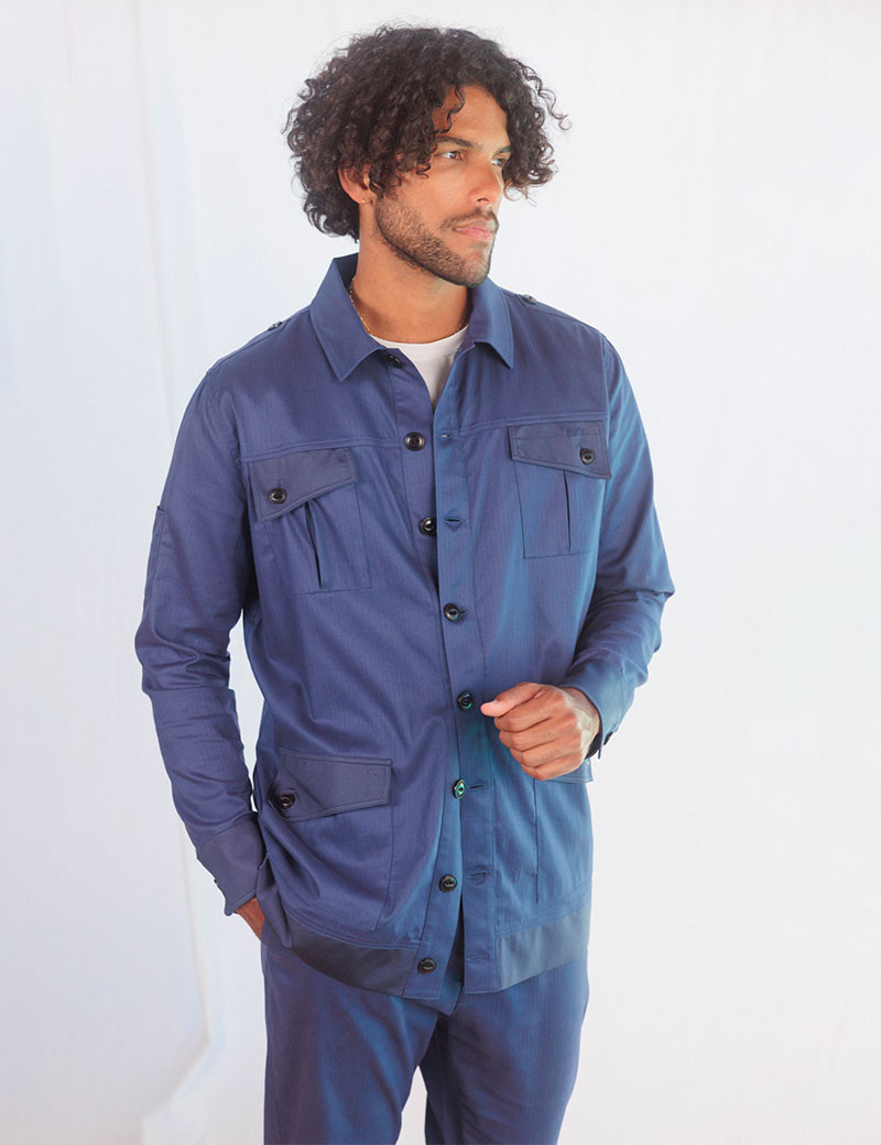 HBT ARMY | JACKSON VESTE BLEUE