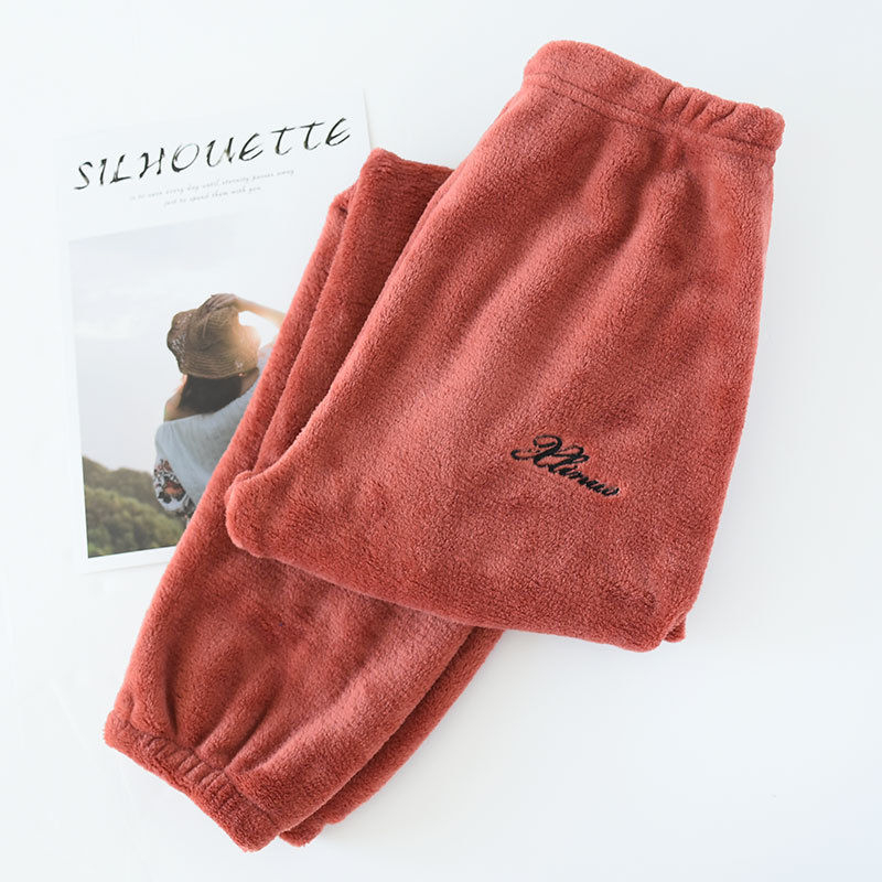 Somnus - Fleece joggingbroek met letters
