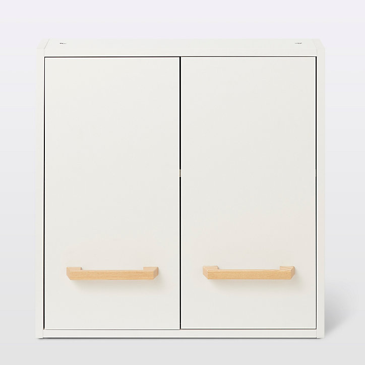 Armoire de salle de bains faible profondeur GoodHome Ladoga blanc L. 60 x H. 60 x P. 15 cm