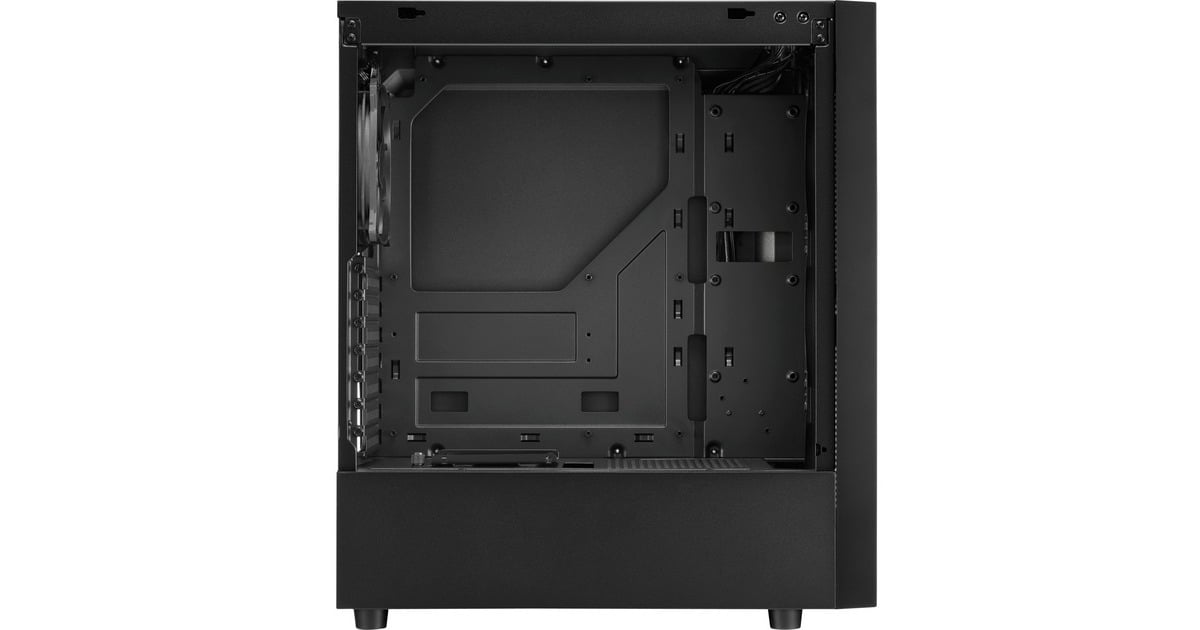 SharkoonRGB Slider midi tower behuizing  (Zwart | 3x USB-A | RGB | Tempered Glass)