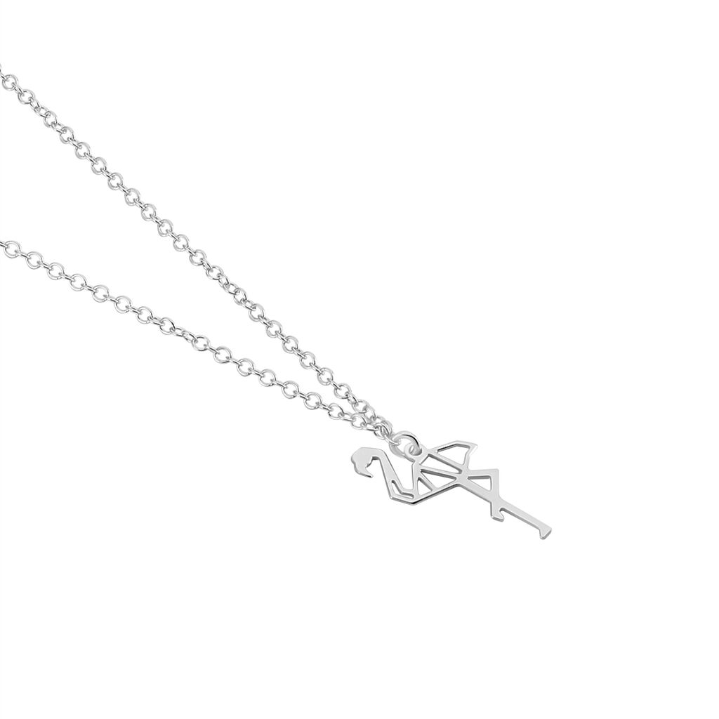 Collier Mayssoun Argent Blanc