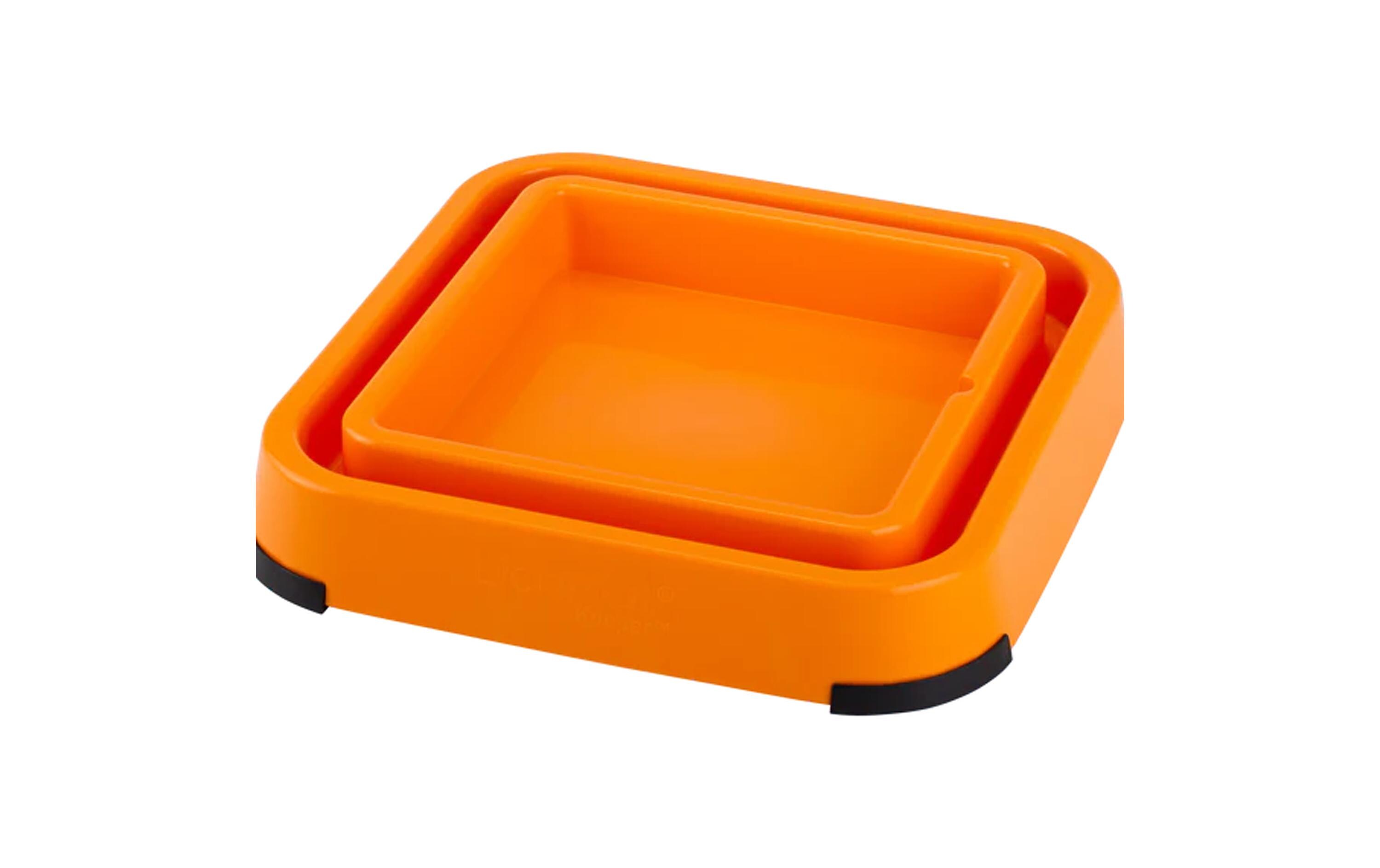 Outdoor Keeper 20 x 20 cm, OrangeHalter für Schleckmatte