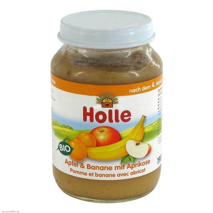 Holle Apfel & Banane mit Aprikose, 190 g