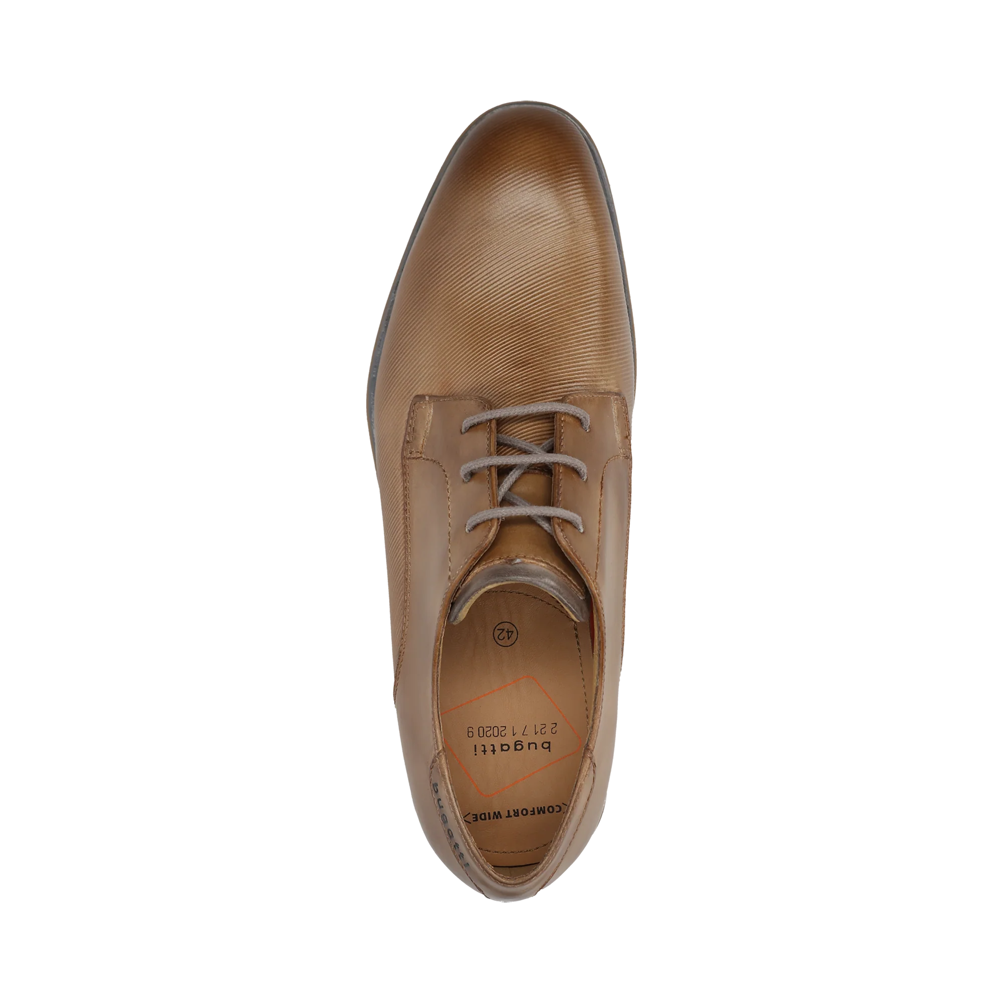 Leder Business Schnürer Sand