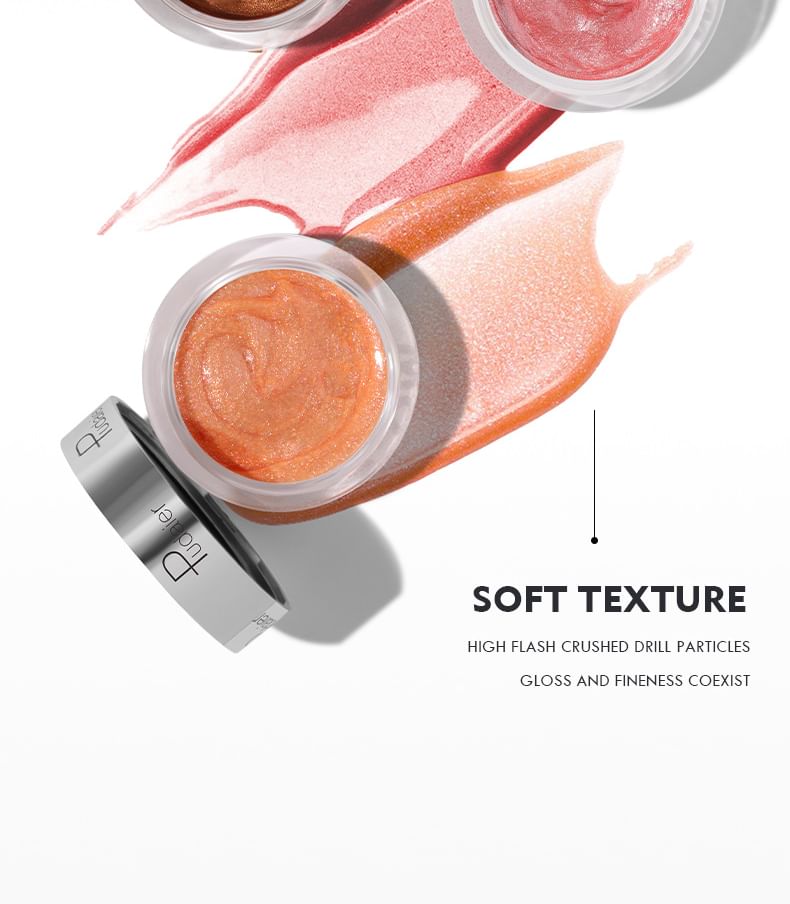 Pudaier - Crystal Liquid Highlighter & Blusher - 10 kleuren