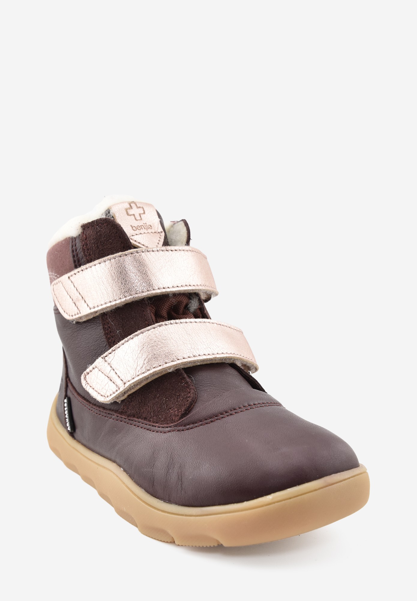 Nendaz Barefoot AQUA STOP Wollfutter Kinder Bordeaux