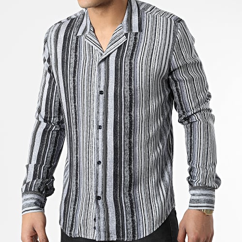 Chemise Manches Longues G-9035 Gris