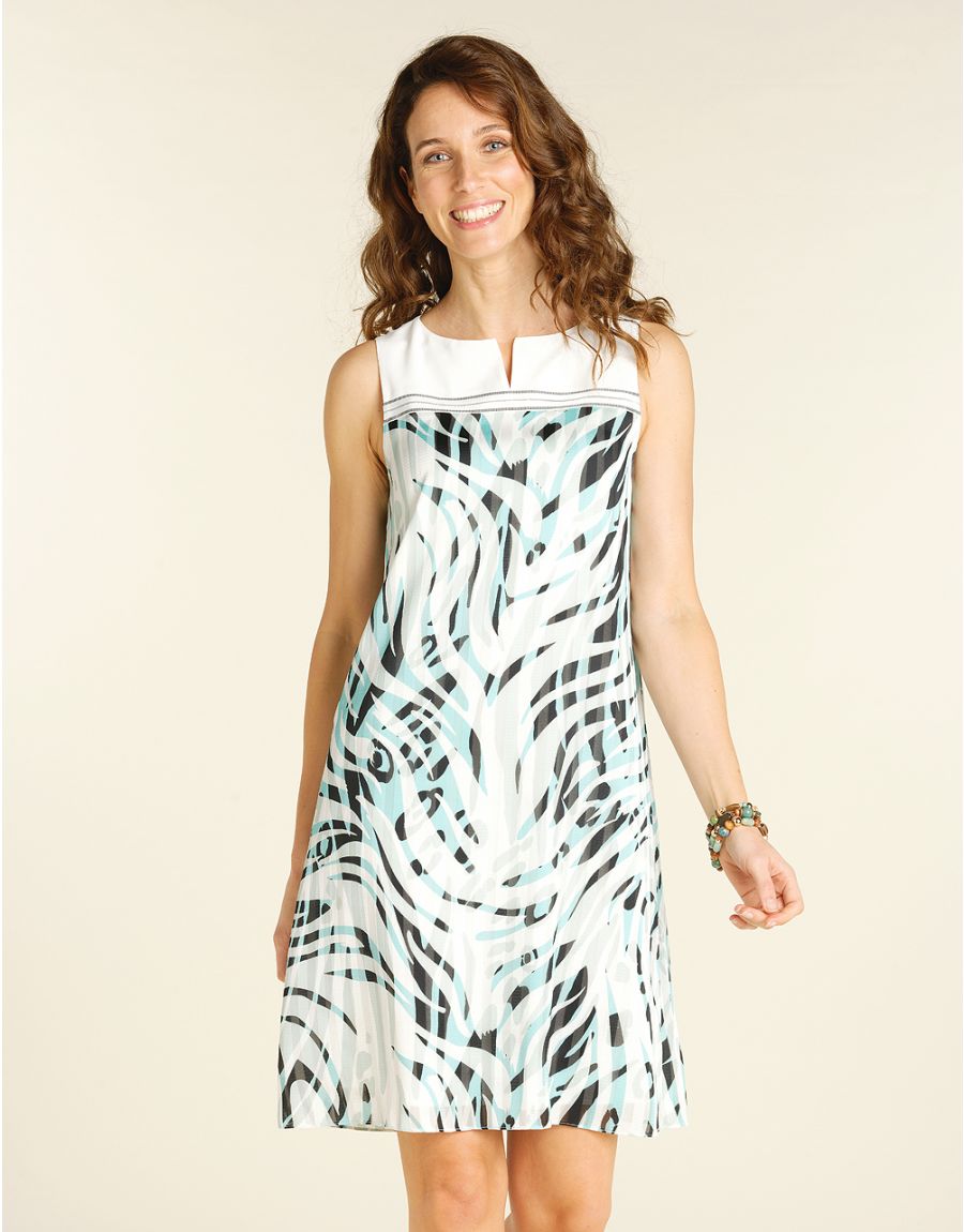 Robe chic turquoise