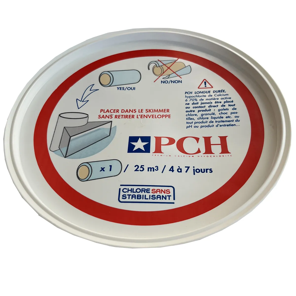 Pch Chlore lent stick 300g - Seau 5.1kg