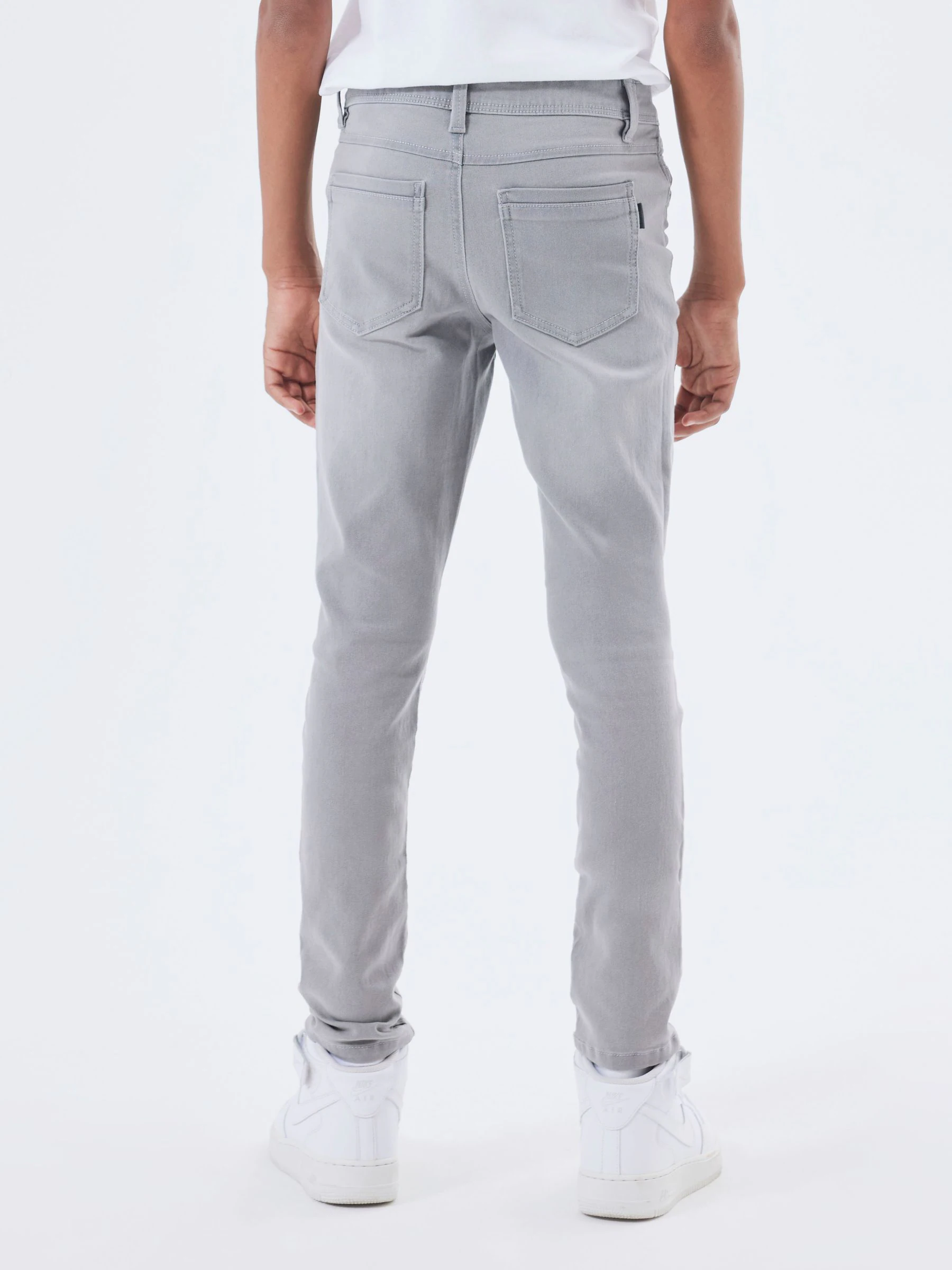 Grijs - Name It slim-fit jeans voor jongens