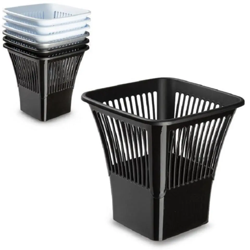 Plasticforte Afvalbak/vuilnisbak prullenbak - plastic - zwart