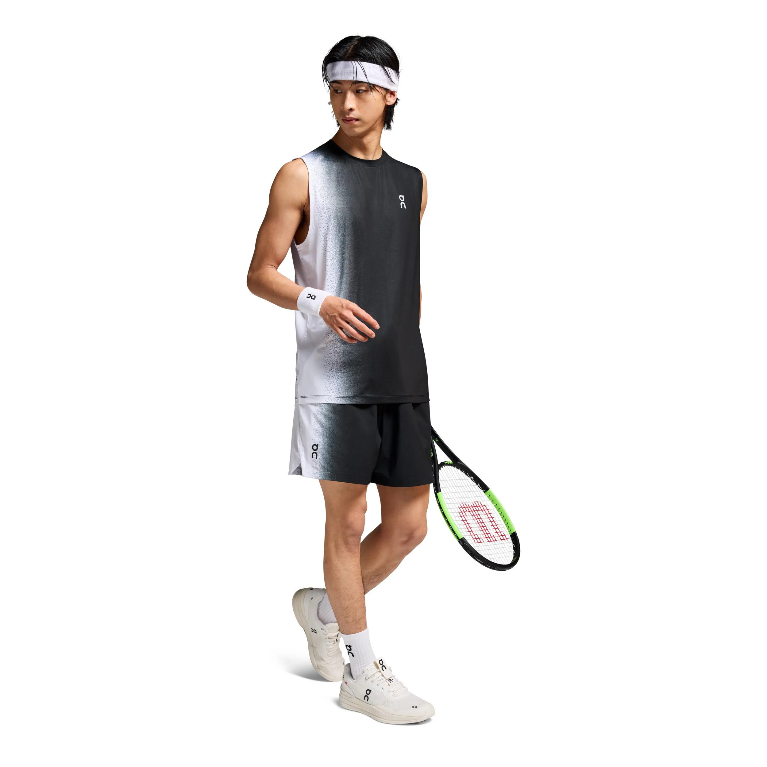 On Court Débardeur Tank Top Hommes - Noir , Blanc