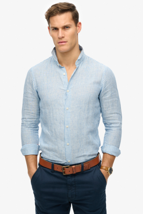 Superdry blauwe heren overhemd