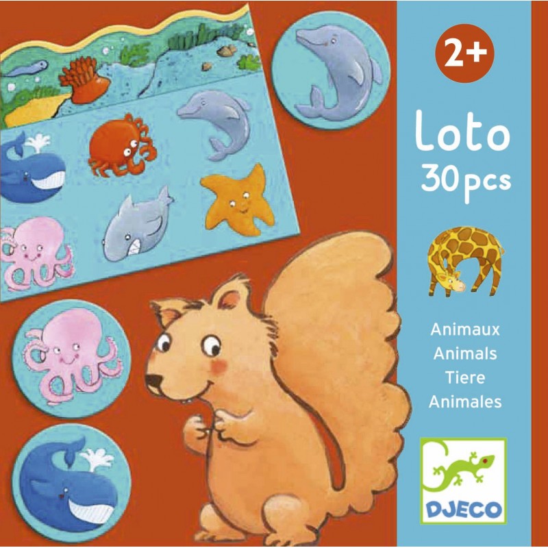 Loto 30 pièces - Animaux