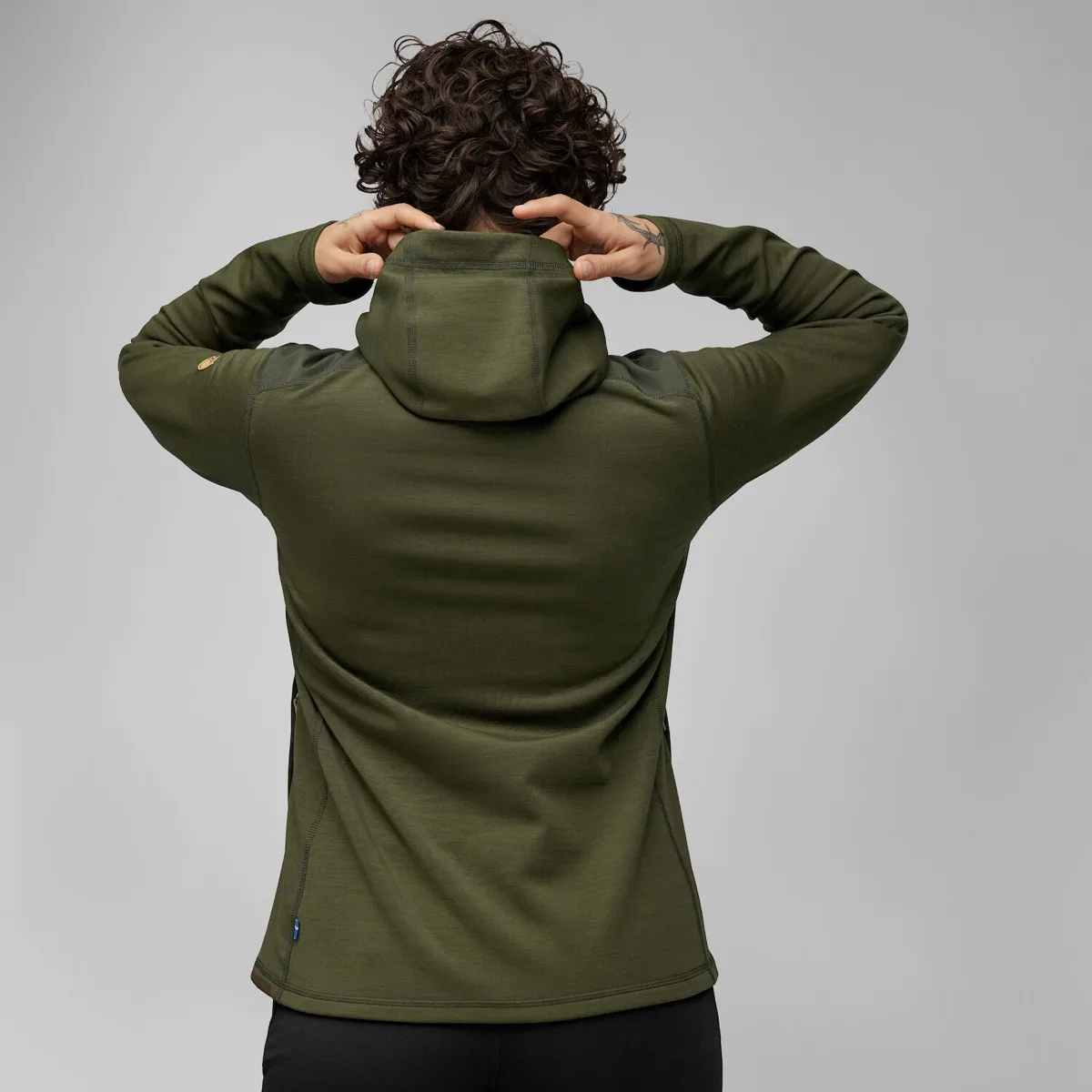 Fjällräven Keb Fleece Hoodie W Suede Brown
