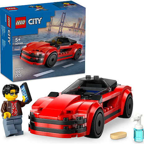 LEGO City Rød sportsvogn Legetøjssæt med superbil 60448