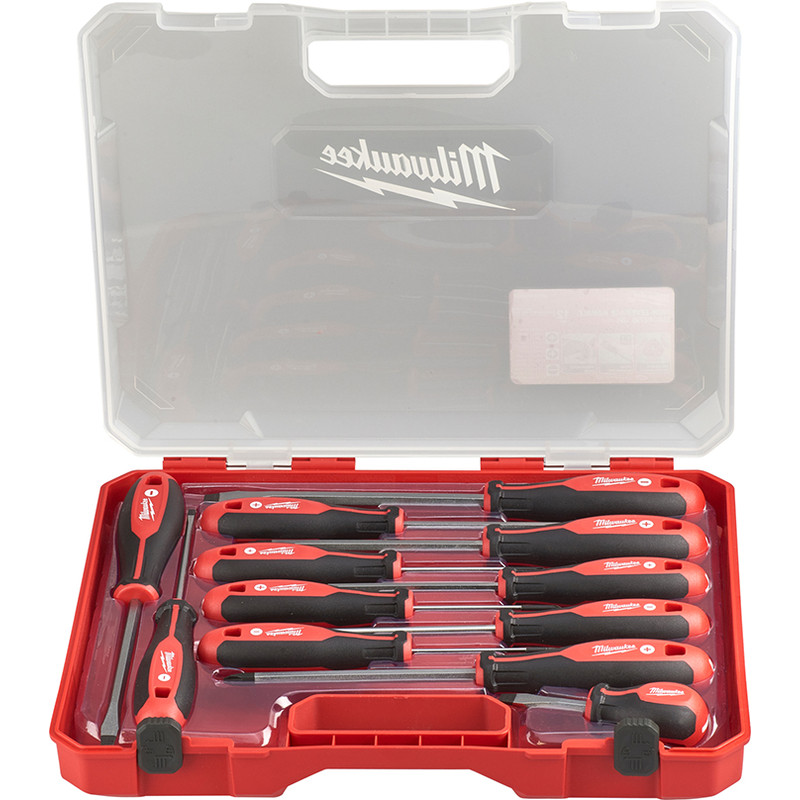 Milwaukee Tri-lobe schroevendraaierset 12-delig