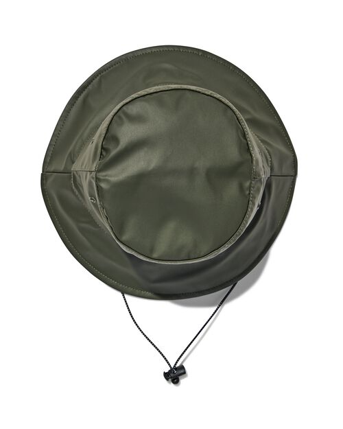 chapeau de pluie imperméable vert