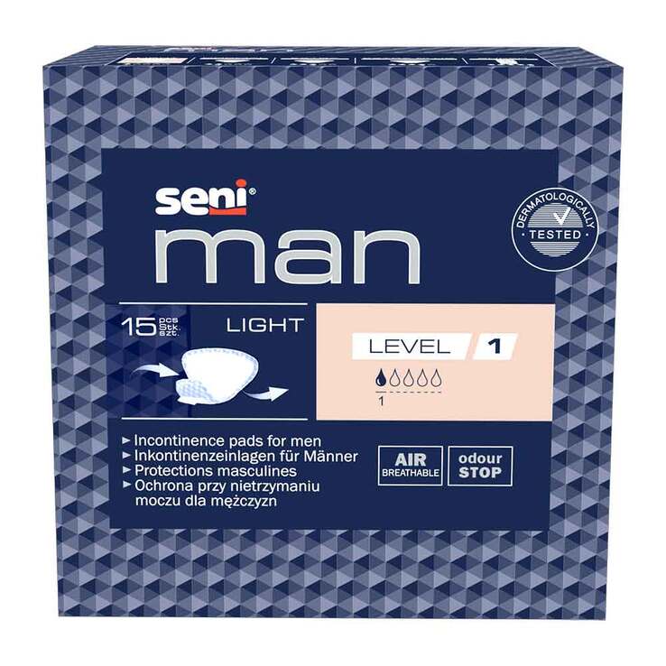 Seni® Man Inkontinenzeinlage light Level 1, 15 St