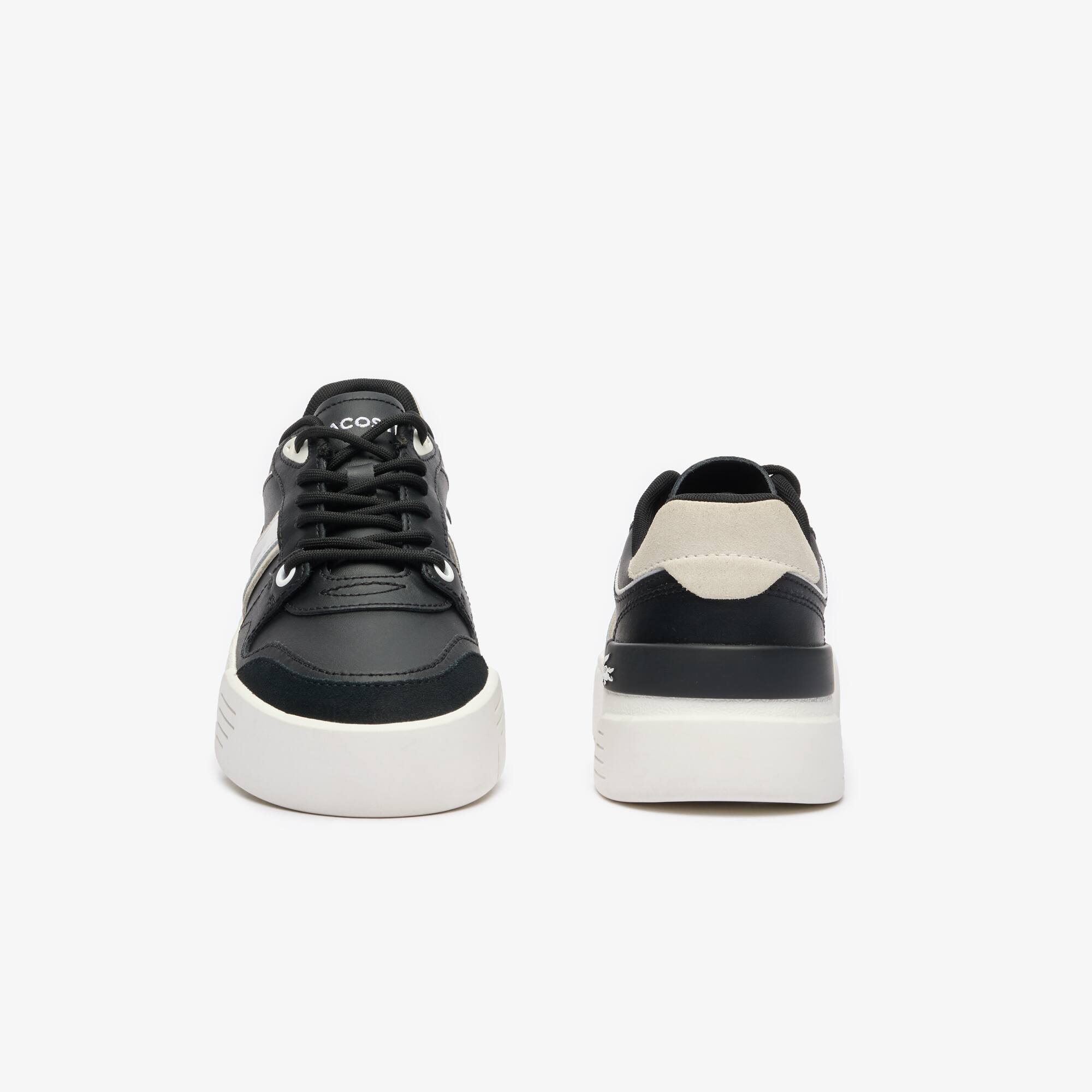 Sneakers L002 Summer Style femme en cuir Sneakers - Noir - Lacoste - Femme