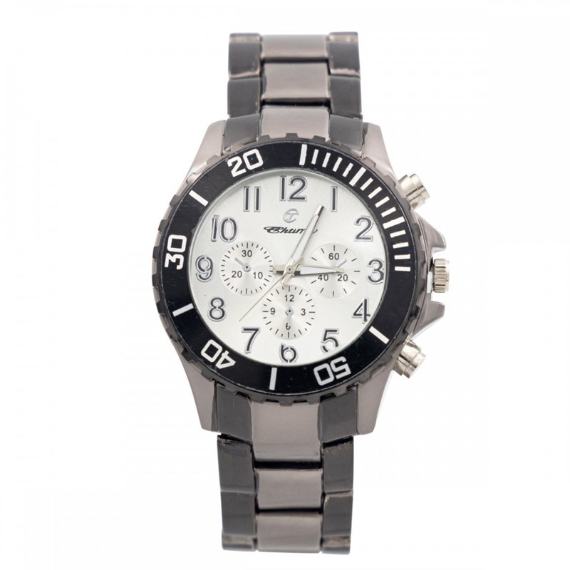 Montre Homme CHTIME bracelet Acier Argenté