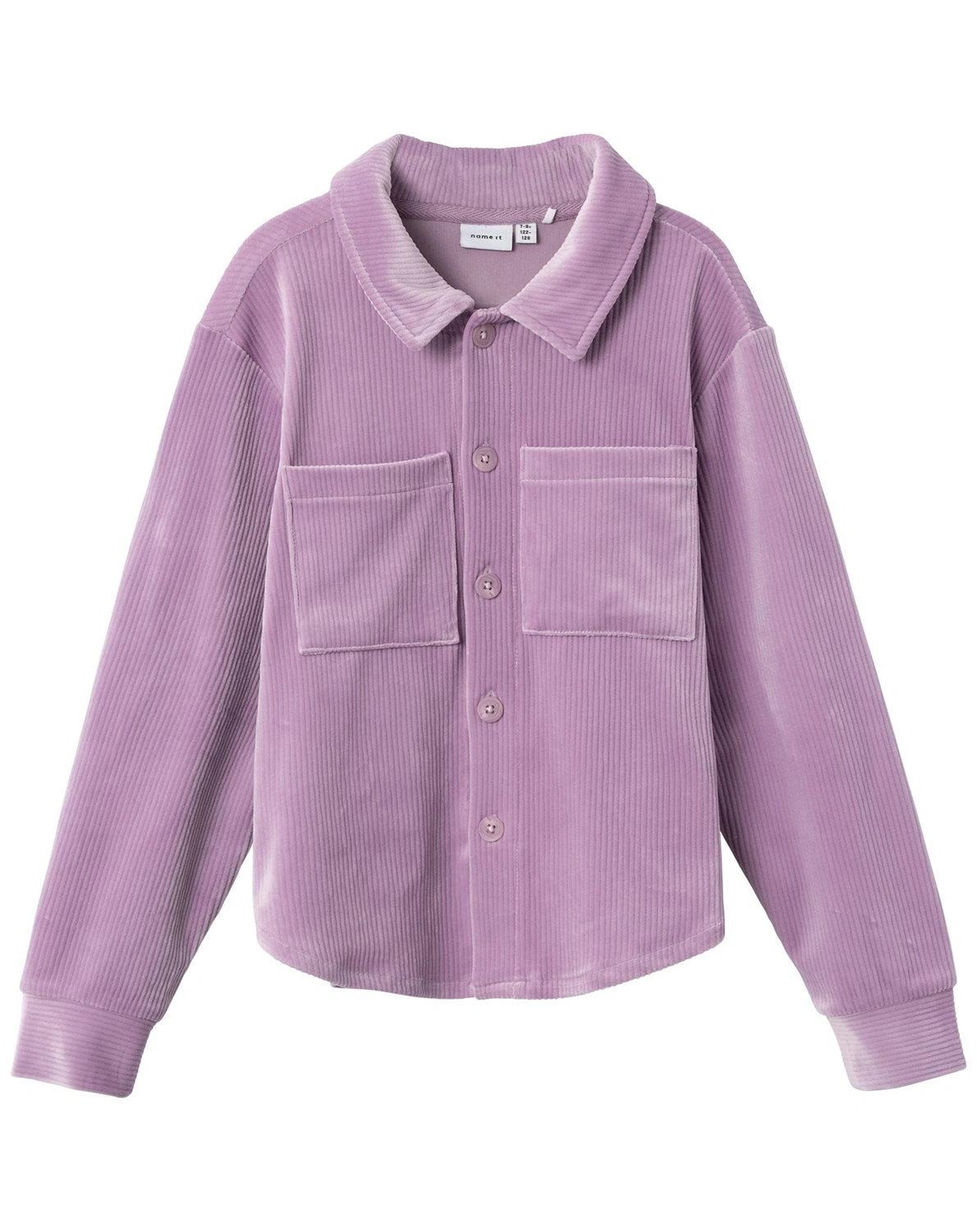 Langarmhemd NKFRIMILS CORDEROY in lavender mist