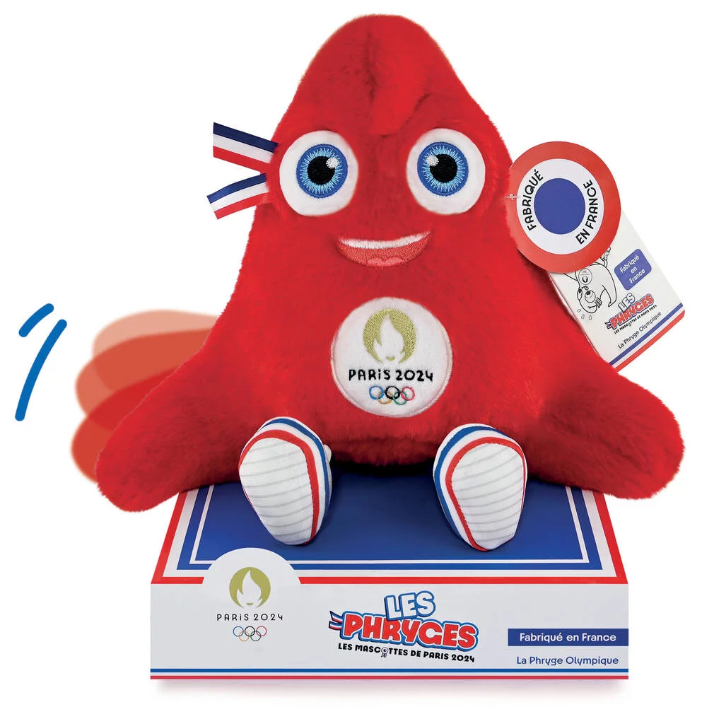 PELUCHE MASCOTTE OFFICIELLE JEUX OLYMPIQUES PARIS 2024 - 30 CM