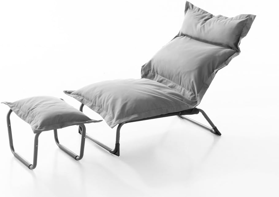 Casablanca Sitzgruppe mit verstellbarem Stuhl und Hocker