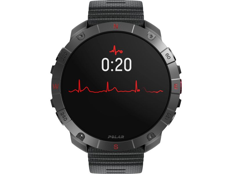 POLAR GPS-Sportuhr Grit X2 PRO Titan Braun Sportuhr mit optischer Pulsmessung und Smartwatch-Navigation
