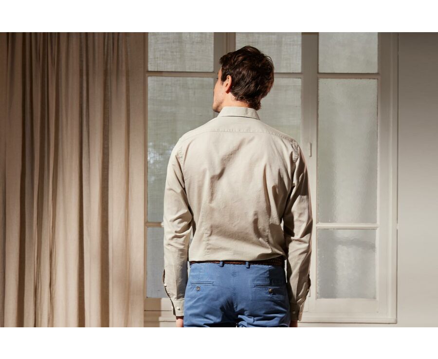 Chemise coton lin ficelle - SILBERT