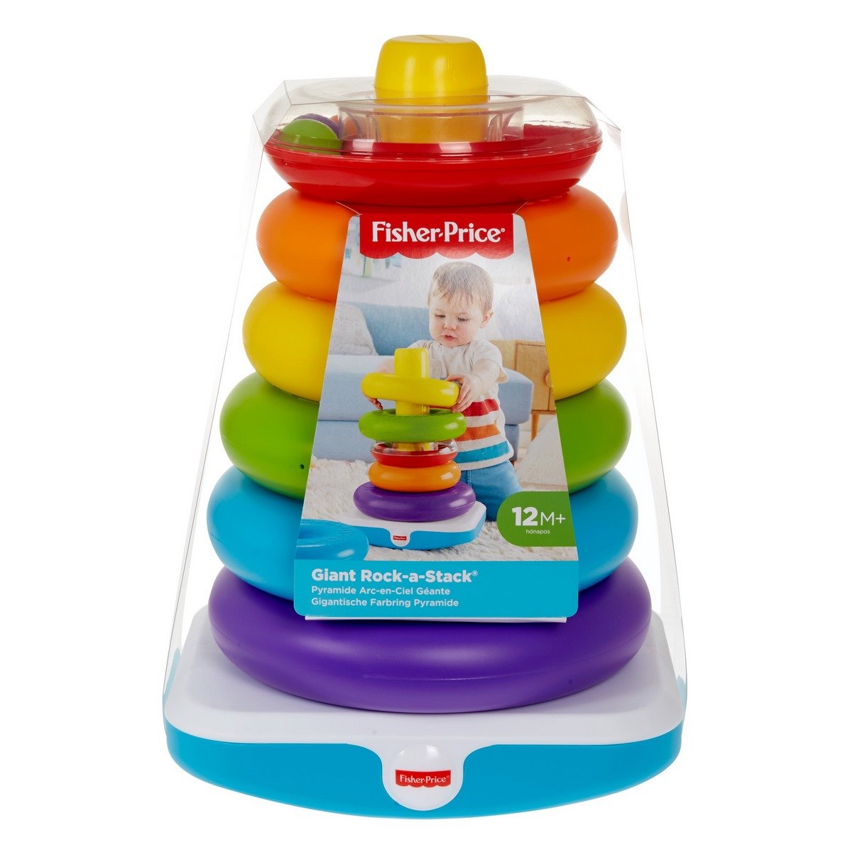 <\/h1><p>Ce jouet de <strong>Mattel France<\/strong> accompagne le b\u00e9b\u00e9 durant toute sa croissance. Avec <strong>Fisher price pyramide Arc-en-ciel g\u00e9ante<\/strong>, d\u00e9veloppez les capacit\u00e9s d\u2019\u00e9veil<\/a> de vos enfan