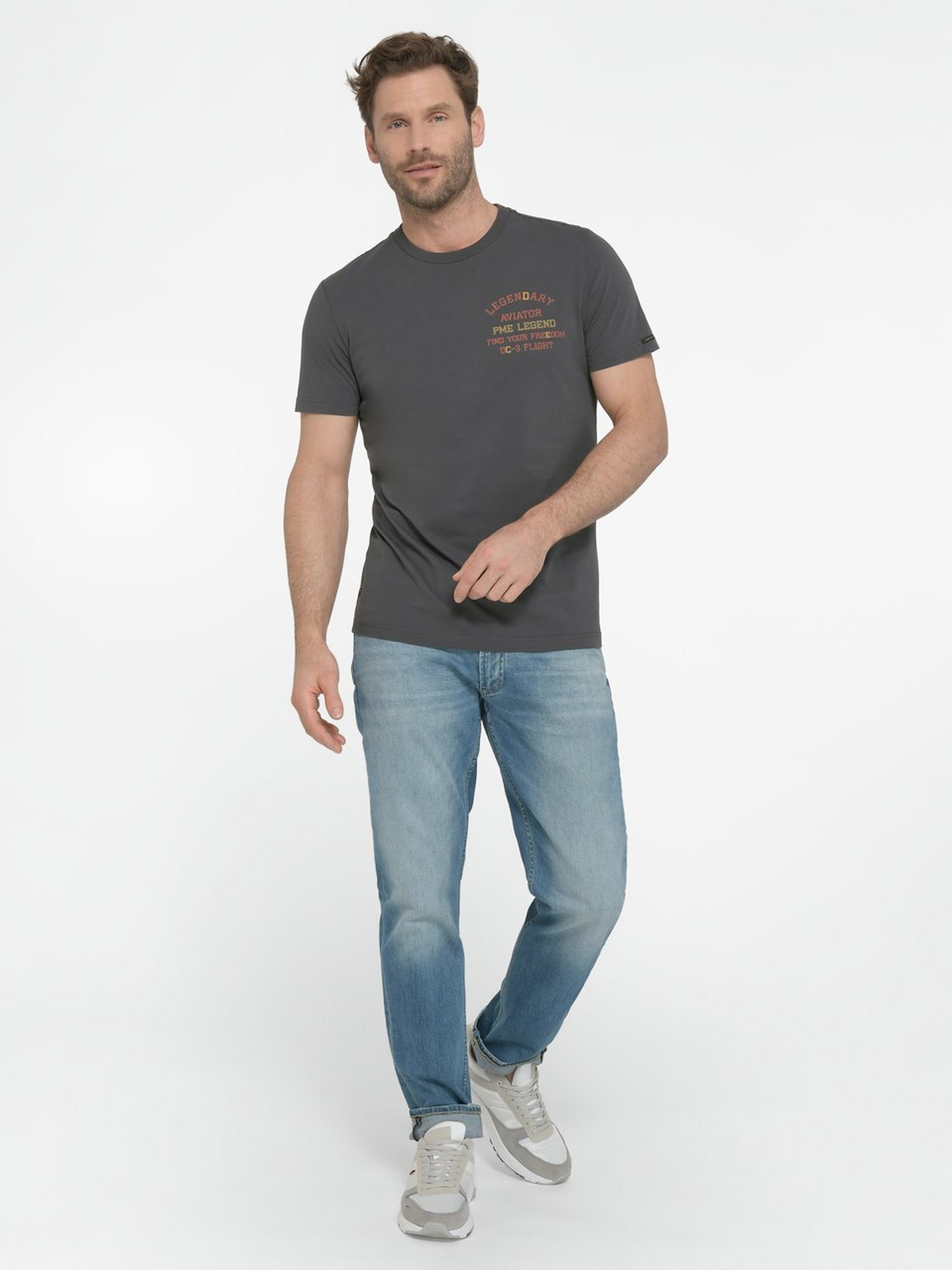 Rundhals-Shirt