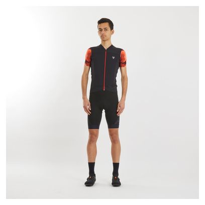 Maillot Manches Courtes LeBram Ventoux Élément Orange Noir