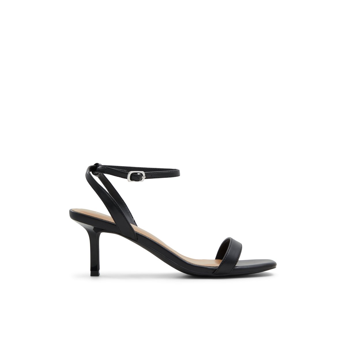 K STUDIO-Eowoenia-Sandales habillées à bride à la cheville - Talon aiguille - Noir