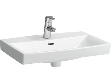 Laufen PRO-N håndvask 60 x 42 cm med central hanehul. Monteres på enten 240/260 mm bæring eller boltemontering.