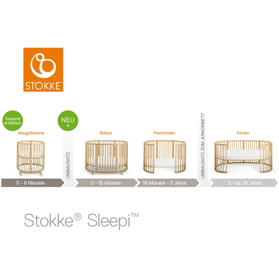 STOKKE® Sleepi™ Kinderbett weiß