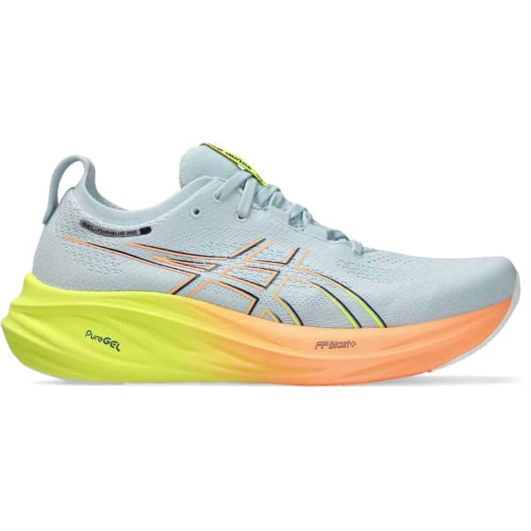 Chaussure running ASICS GEL-NIMBUS 26 PARIS COOL GREY/SAFETY YELLOW