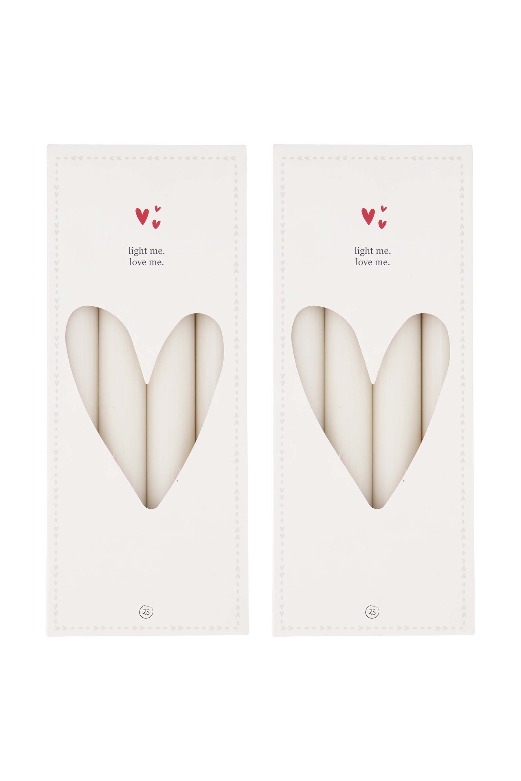 Set van 8 Rustieke Kaarsen Offwhite