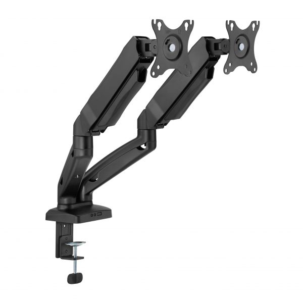Napofix DM3210 Suporte de Secretária Full-Motion para Duplo Monitor de 13