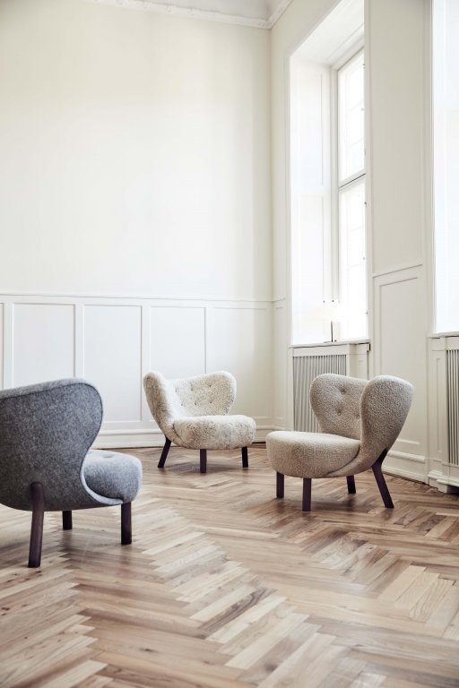&tradition Little Petra VB1 fauteuil walnoot, Karakorum 003