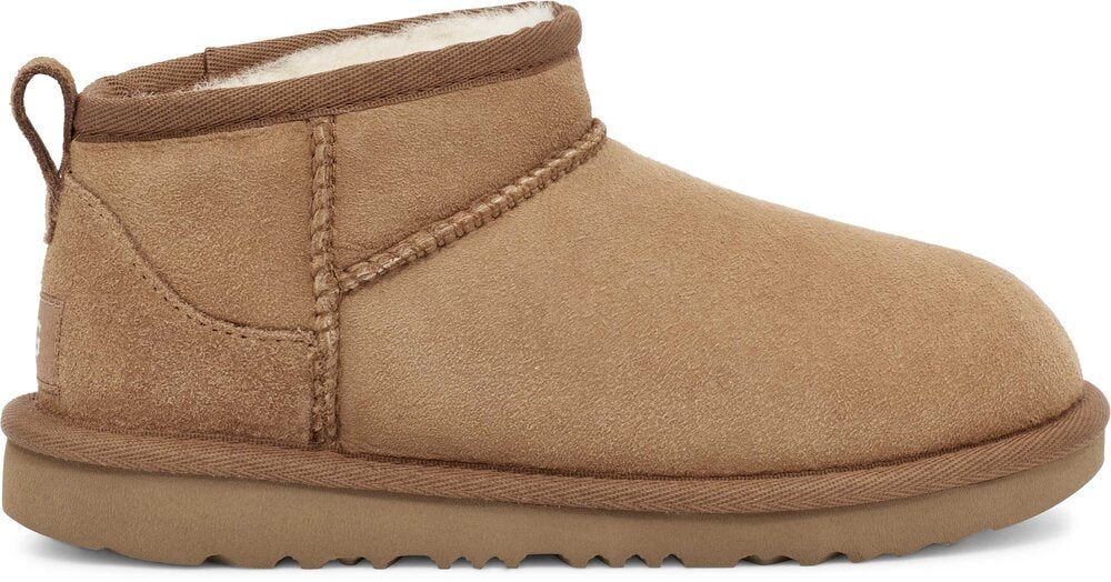 UGG  T Classic Ultra Mini bamsestøvler til børn - Chestnut
