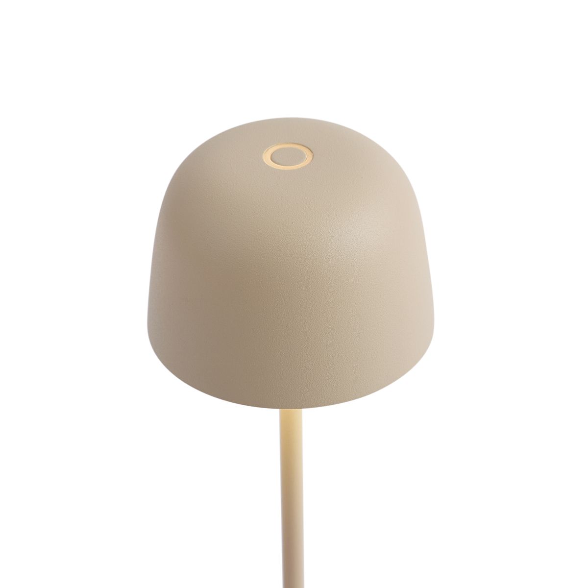 Tafellamp beige incl. LED oplaadbaar met laadstation IP65 - Raika