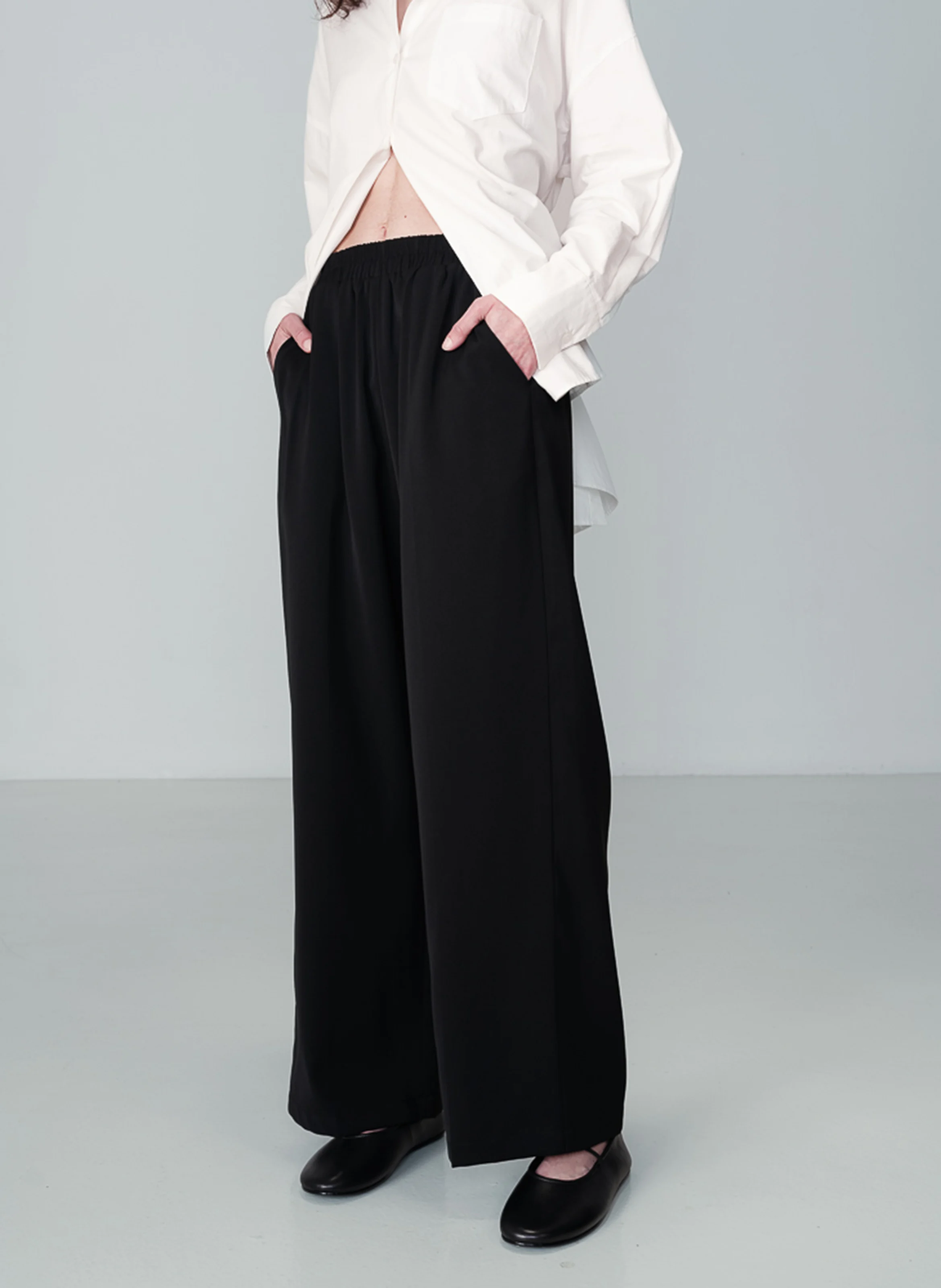 NOBLESSE - Pantalon large | Noir