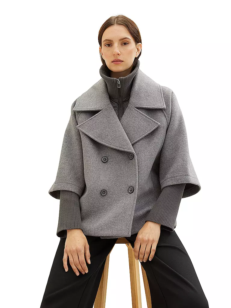 TOM TAILOR Jacke grau