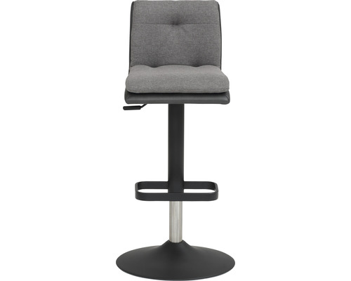 Barkruk Mayer Zitmeubelen 1211 44 x 47 x 80 cm Staal zwart/antraciet + grijs