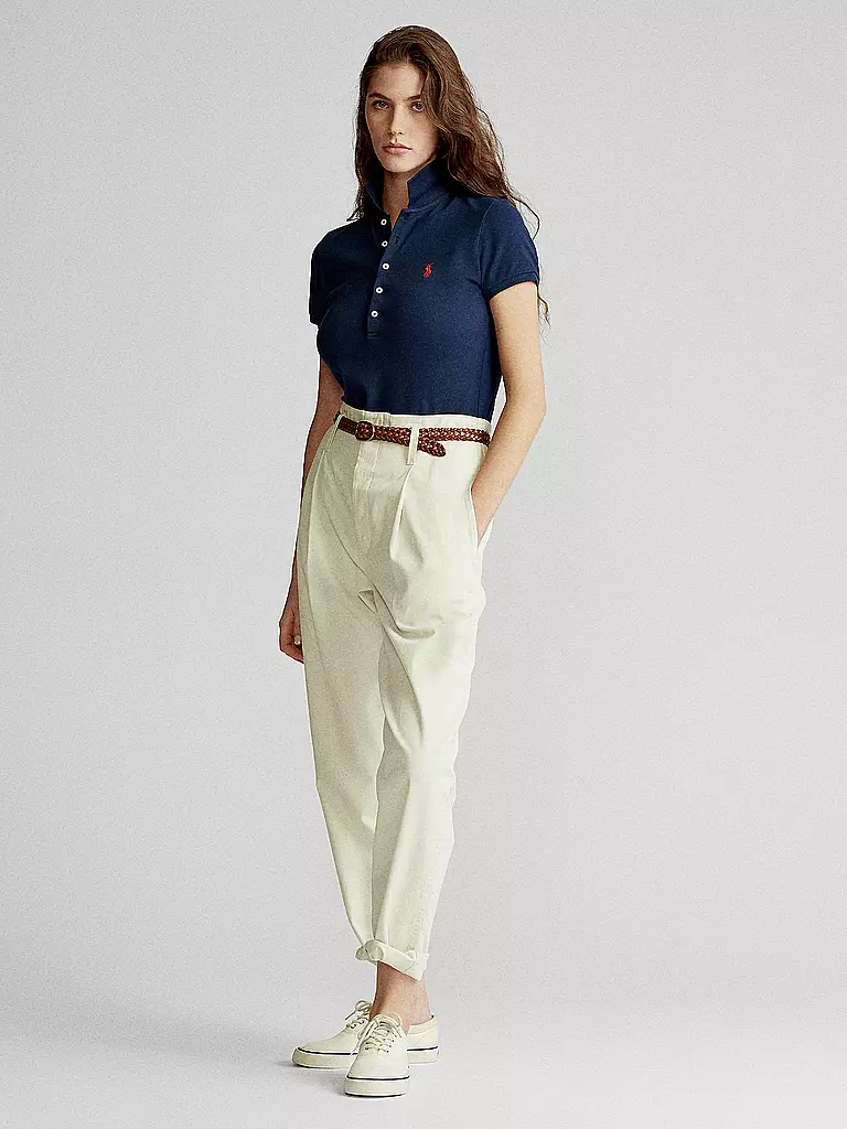 POLO RALPH LAUREN Poloshirt Slim Fit JULIE blau