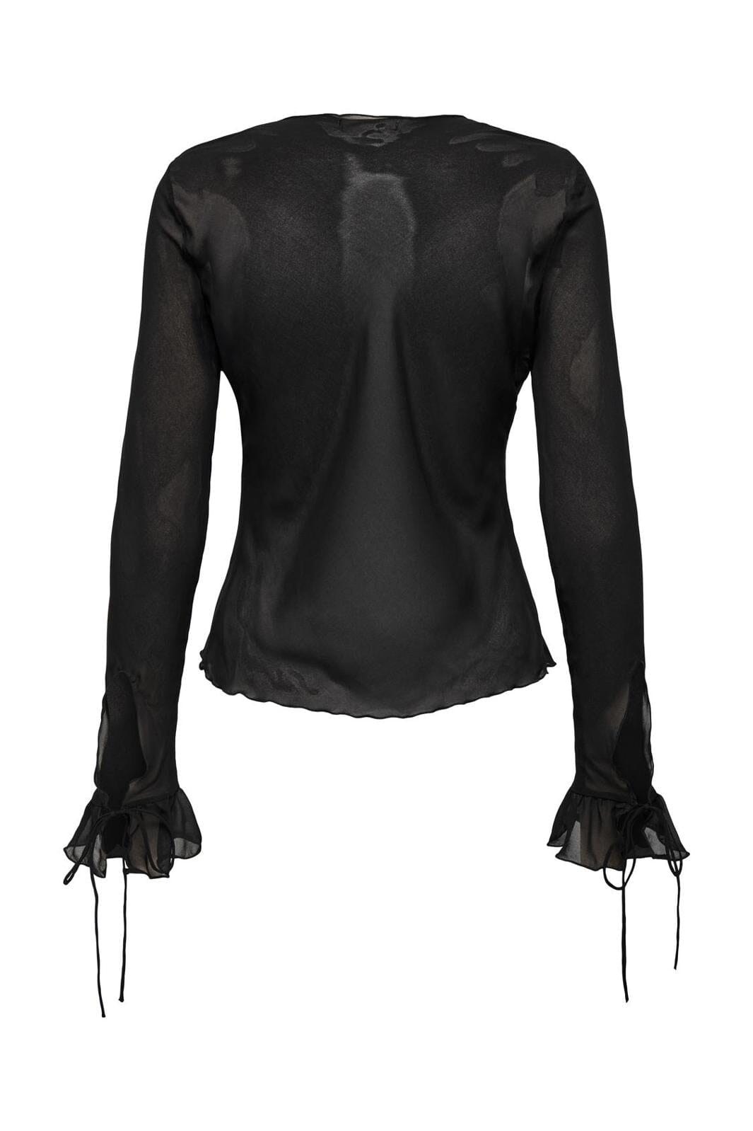Only Onlmarlin Ls Frill Tie Top