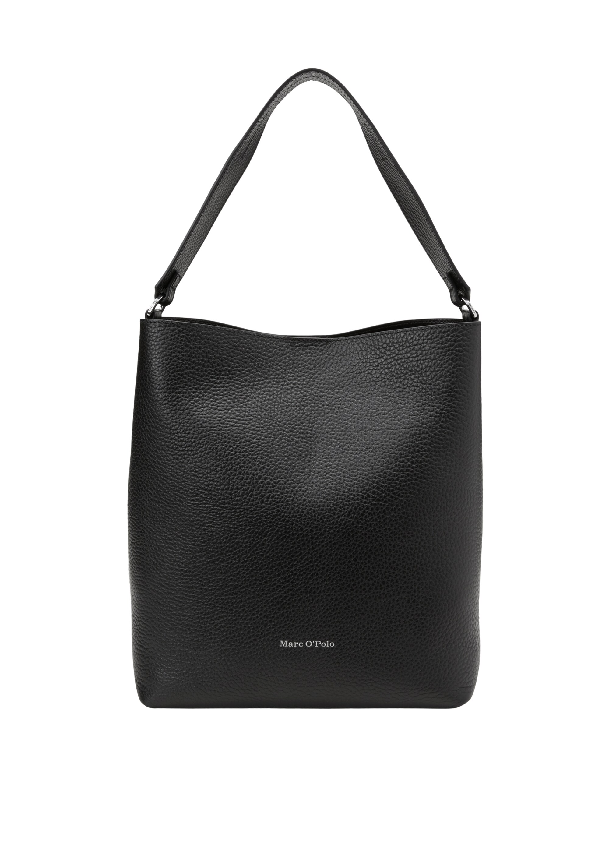 Hobo Bag medium aus genarbtem Rindleder