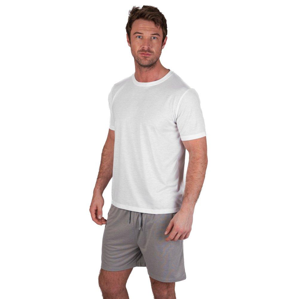 Light and Shade LightandShade Crew Neck Tee and Short Pyjama Set Mens